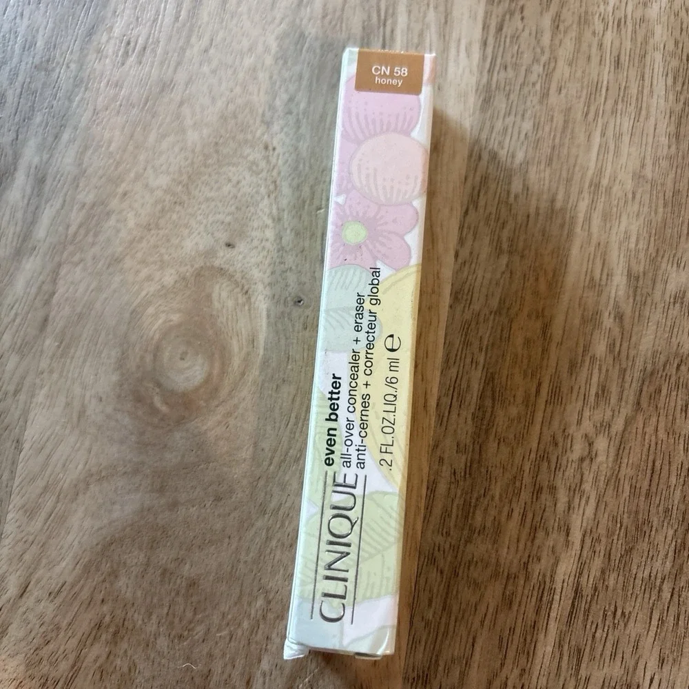 Clinique CN 58 Honey Even Better All Over Concealer Eraser .2 Oz.